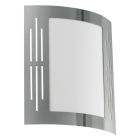 Lampă exterior argintie din plastic, Elyana, IP44