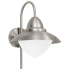 Lampă exterior argintie din sticlă, Elayza, IP44