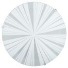 Lampă de tavan albă din sticlă, Bada