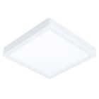 Plafonieră smart albă din plastic, Geraldo, 16,5W, LED reglabil de la alb cald la alb rece, IP44