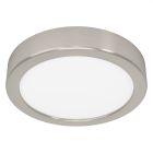 Lampă de tavan nichel din plastic, Geraldo, 11W, LED 3000K