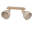Spot LED de tavan bej din aluminiu, Andy