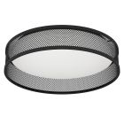 Lampă de tavan neagră din plastic, Jolene, 20W, LED 3000K