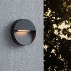 Lampă exterior neagră din aluminiu, Lamar, 4,8W, LED reglabil de la alb cald la alb rece, IP65