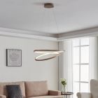 Lustră bej din aluminiu, Ties, 36W, LED 3000K