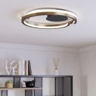 Lampă de tavan cupru din plastic, Madhvi, 20W, LED reglabil de la alb cald la alb rece, con telecomando
