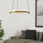 Lustră cupru din plastic, Madhvi, 20W, LED reglabil de la alb cald la alb rece, con telecomando