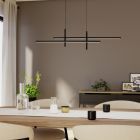 Lustră neagră din plastic, Thera, 20W, LED 3000K