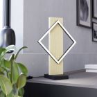Lampă de masă lemn design, Annebel, 13W, LED 3000K