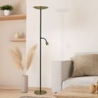 Lampadar alamă din oțel, Crijn, 26,5W, LED 2700K, cu întrerupător tactil