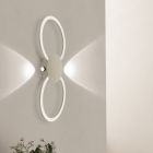 Aplică de perete maro din aluminiu, Vixa, 20W, LED 3000K
