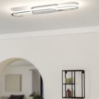 Plafonieră crom din aluminiu, Crijn, 20W, LED white switch