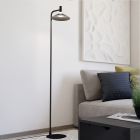 Lampadar negru din oțel, Phuong, 7,5W, LED RGBW