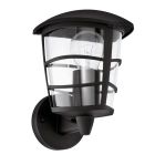 Lampă exterior neagră din plastic, Inas, IP44