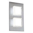 Lampă exterior argintie din oțel inoxidabil, Jorien, 3W, LED 3000K, IP44