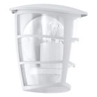 Lampă exterior albă din plastic, Inas, IP44