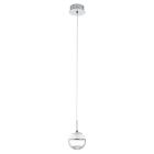 Lustră crom din sticlă, Jorg, 5W, LED 3000K
