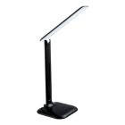 Lampă de birou neagră din plastic, Ayman, 3W, LED reglabil de la alb cald la alb rece, cu întrerupător tactil