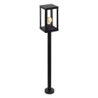 Lampă exterior neagră din oțel, Alihan, IP44