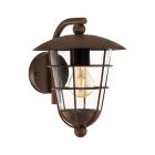 Lampă exterior maro din plastic, Alise, IP44