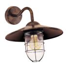 Lampă exterior cupru din oțel, Alyena, IP44