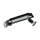 Spot LED de tavan negru din oțel, Tisha