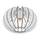 Plafonieră albă din lemn, Kiran