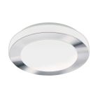 Plafonieră crom din plastic, Amina, 11W, LED 3000K, IP44