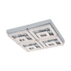 Plafonieră crom din plastic, Arjo, 48W, LED 3000K