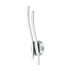 Aplică de perete crom din aluminiu, Yorian, 5W, LED 3000K
