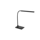 Lampă de birou neagră din plastic, Brennan, 5W, LED 4000K, cu întrerupător tactil
