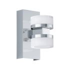 Aplică de perete crom din plastic, Busra, 7W, LED 3000K, IP44