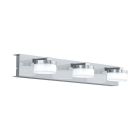 Aplică de perete crom din plastic, Busra, 7W, LED 3000K, IP44