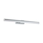 Aplică de perete crom din plastic, Chandeni, 11W, LED 4000K, IP44