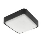Lampă exterior neagră din aluminiu, Mace, IP44