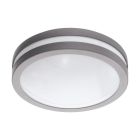 Lampă exterior argintie din metal, Justin, IP44