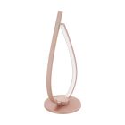 Lampă de masă aurie din aluminiu, Josef, 14W, LED 3000K, con întrerupător