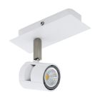 Spot LED de tavan alb din aluminiu, Yordi