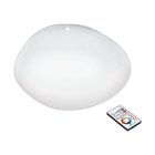 Lampă de tavan albă din oțel, Tyrell, 21W, LED reglabil de la alb cald la alb rece