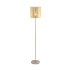 Lampadar auriu din metal, Megan, con întrerupător
