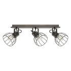 Spot LED de tavan maro din lemn, Tjarda