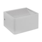 Lampă exterior albă din aluminiu, Nicoliene, 6W, LED 3000K, IP65