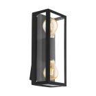 Lampă exterior neagră din oțel, Alihan, IP44