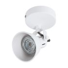 Spot LED de tavan alb din oțel, Tinke