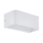 Aplică de perete albă din aluminiu, Tjalle, 10W, LED 3000K