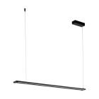 Lustră neagră din aluminiu, Guilliano, 27W, LED 3000K