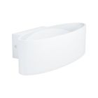 Aplică de perete albă din aluminiu, Elmar, 10W, LED 3000K