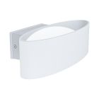 Lampă exterior albă din aluminiu, Kawita, 10W, LED 3000K, IP44
