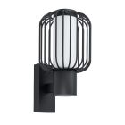 Lampă exterior neagră din oțel, Latife, IP44