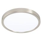 Plafonieră smart nichel din plastic, Geraldo, 19,5W, LED reglabil de la alb cald la alb rece, IP44